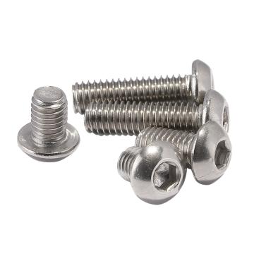 奧峰 ISO7380內(nèi)六角盤頭螺釘，M6-1.0X10，不銹鋼304，強(qiáng)度A2-70